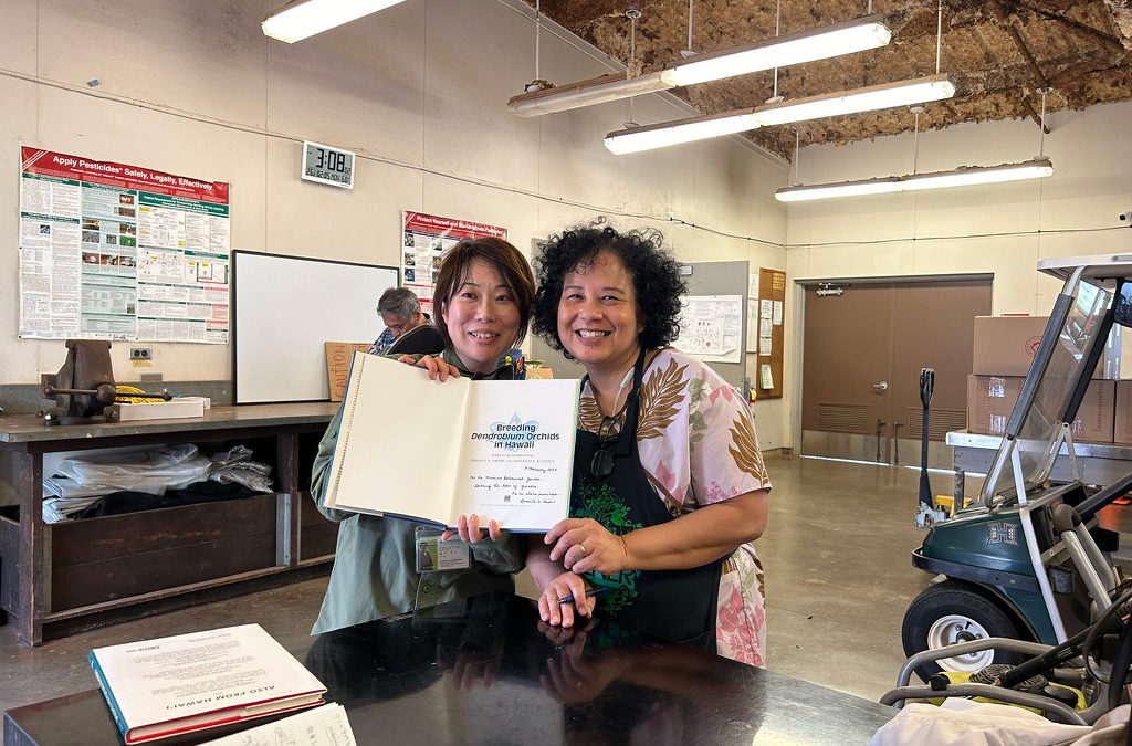 2024年2月5日 ハワイ大学 マグーン研究教育施設にて